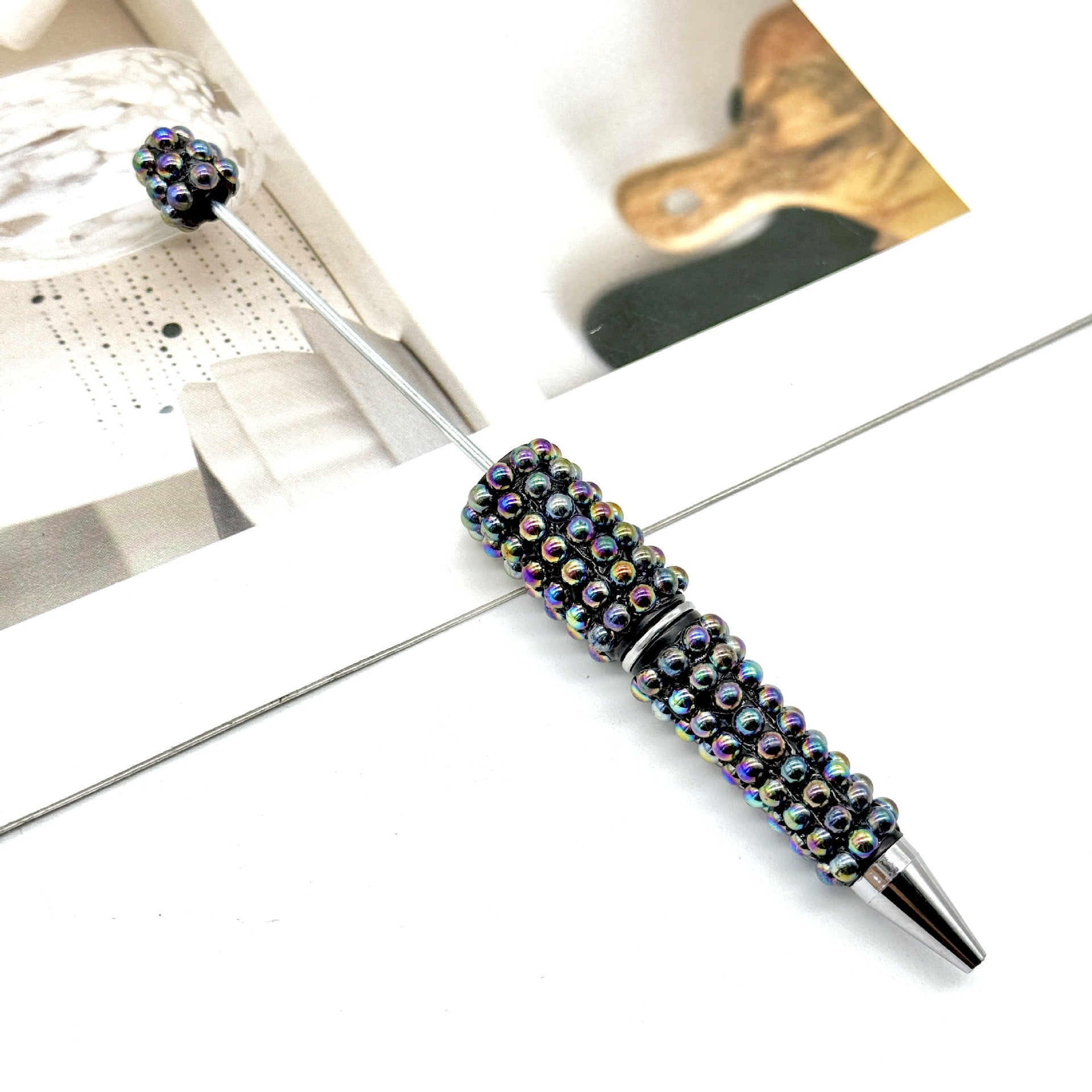 Wholesale DIY Pearl Full Diamond Beading Pen Full Coverage Pen Cap Pearl Heavy Industry